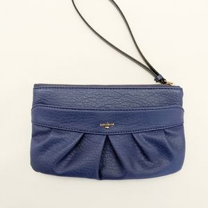 MOVING SALE! EUC Juicy Couture Leather Wristlet Violet Purple